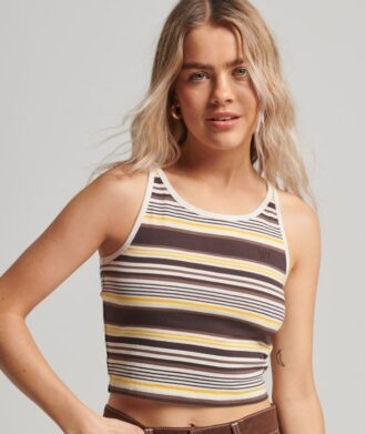 Vintage Stripe Surf Tank Top