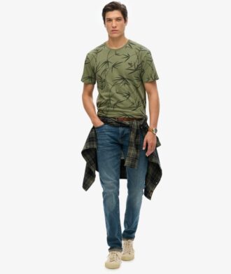 Vintage-T-Shirt mit Überfärbung