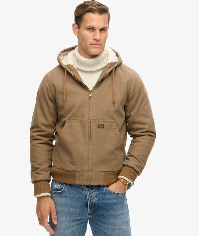 Vintage-Workwear-Hooded-Bomberjacke Vintage-Workwear-Hooded-Bomberjacke
