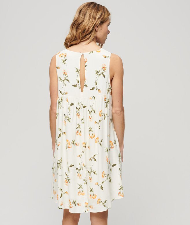 Voluminöses, ärmelloses Kleid Voluminöses, ärmelloses Kleid