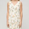 Voluminöses, ärmelloses Kleid Voluminöses, ärmelloses Kleid