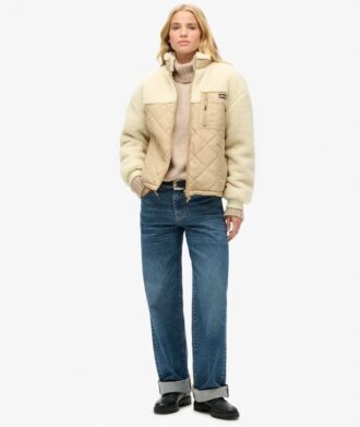 Workwear Sherpa-Fleece-Hybridjacke