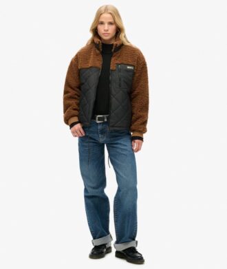 Workwear Sherpa-Fleece-Hybridjacke
