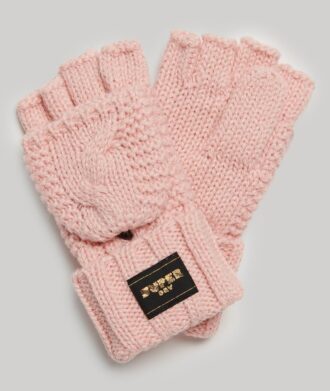 Zopfmuster-Handschuhe
