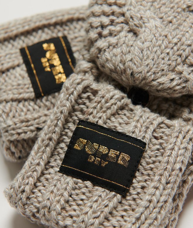 Zopfmuster-Handschuhe Zopfmuster-Handschuhe